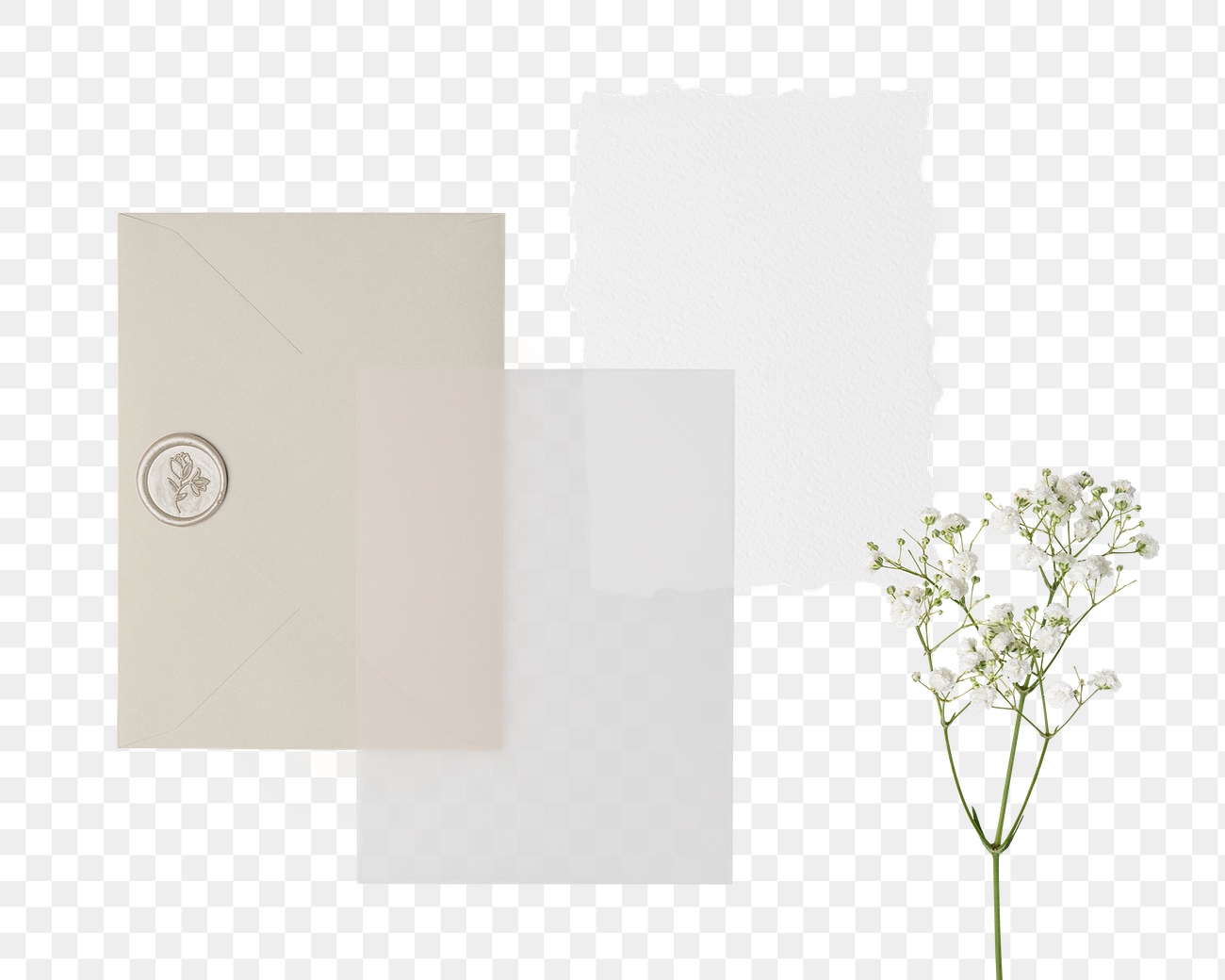 Aesthetic envelope png, beige corporate | Premium PNG Sticker - rawpixel