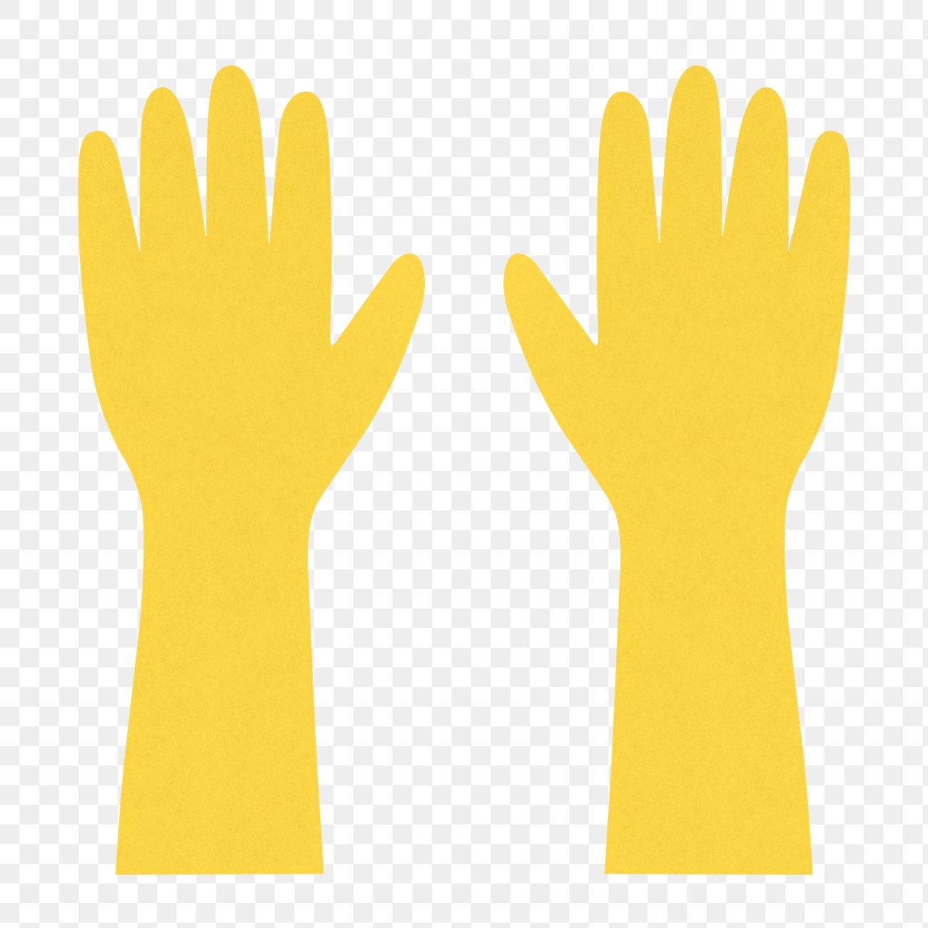 Pair of raised human hands | Free PNG Sticker - rawpixel