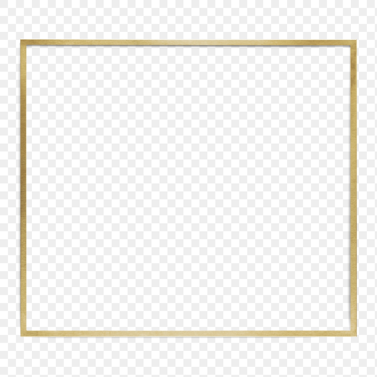 Gold square frame design element | Premium PNG - rawpixel