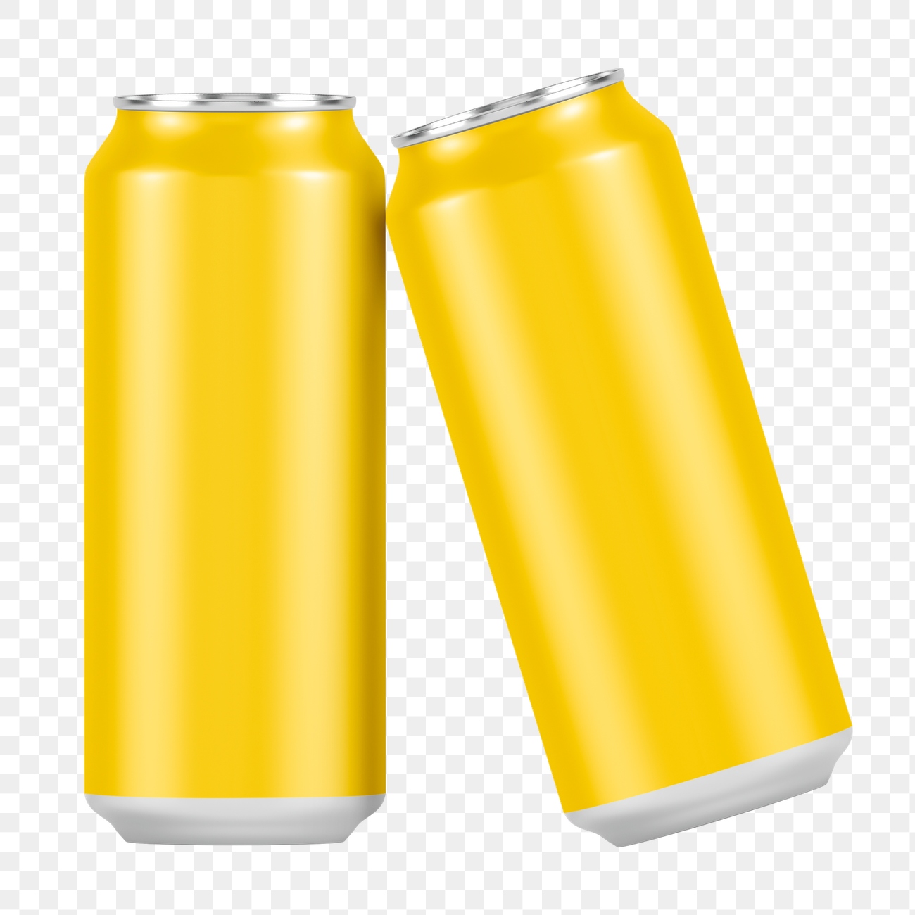 Yellow beer can png, alcoholic | Premium PNG - rawpixel