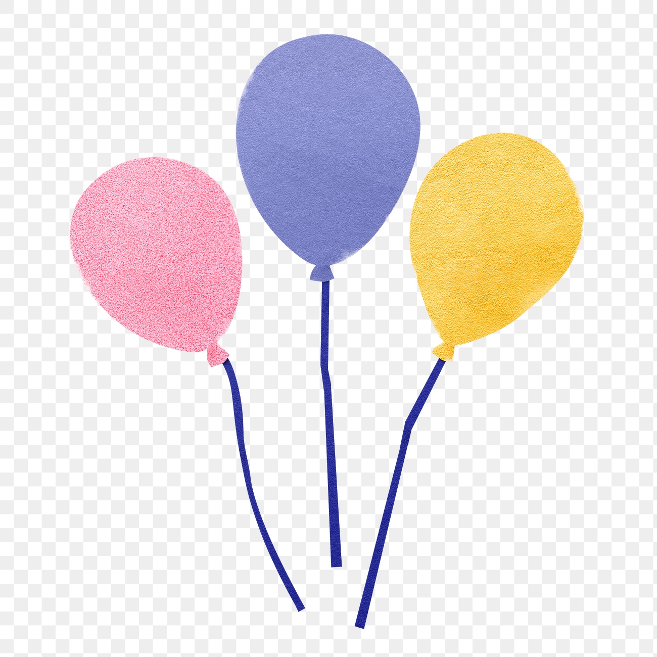 Png Balloons Sticker, Paper Craft 