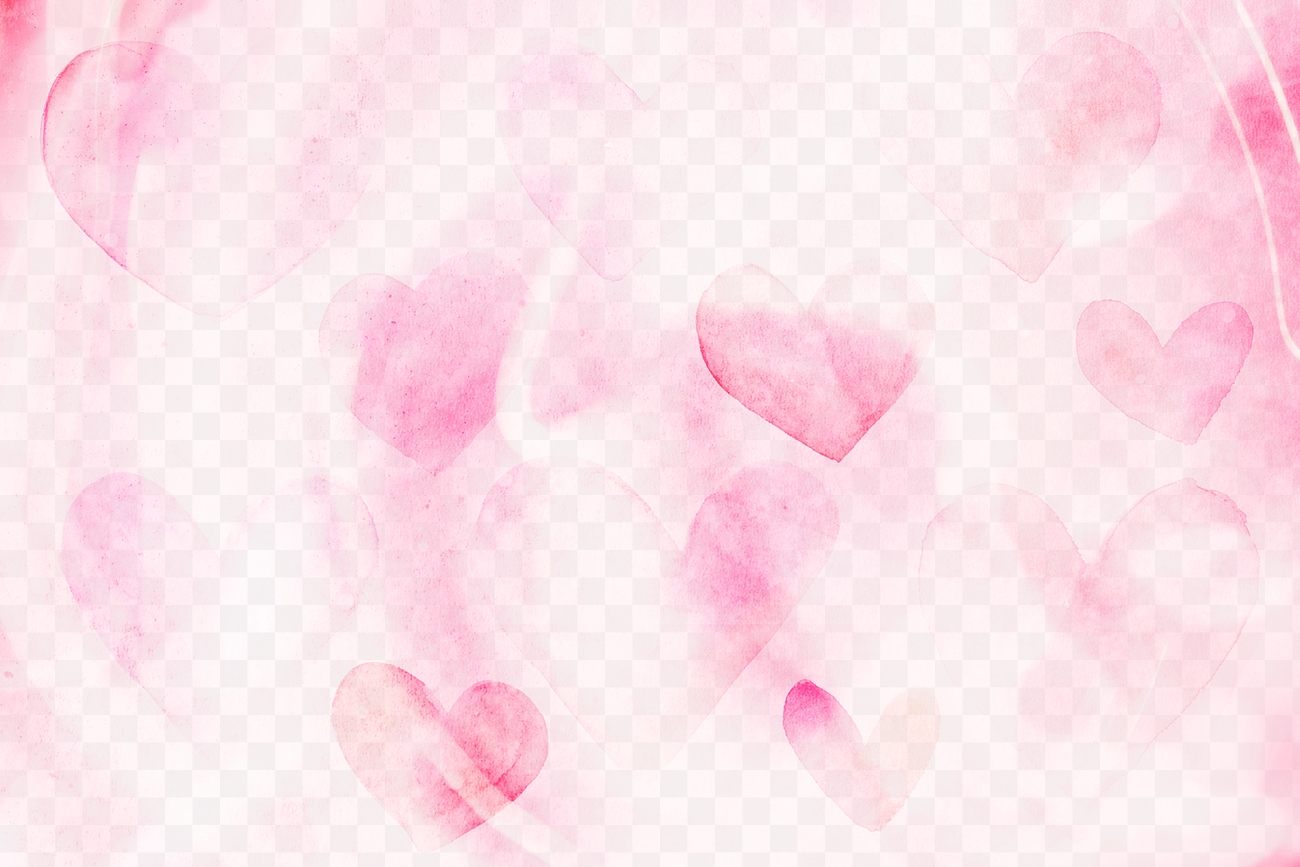 Heart patterned pink background design | Premium PNG - rawpixel