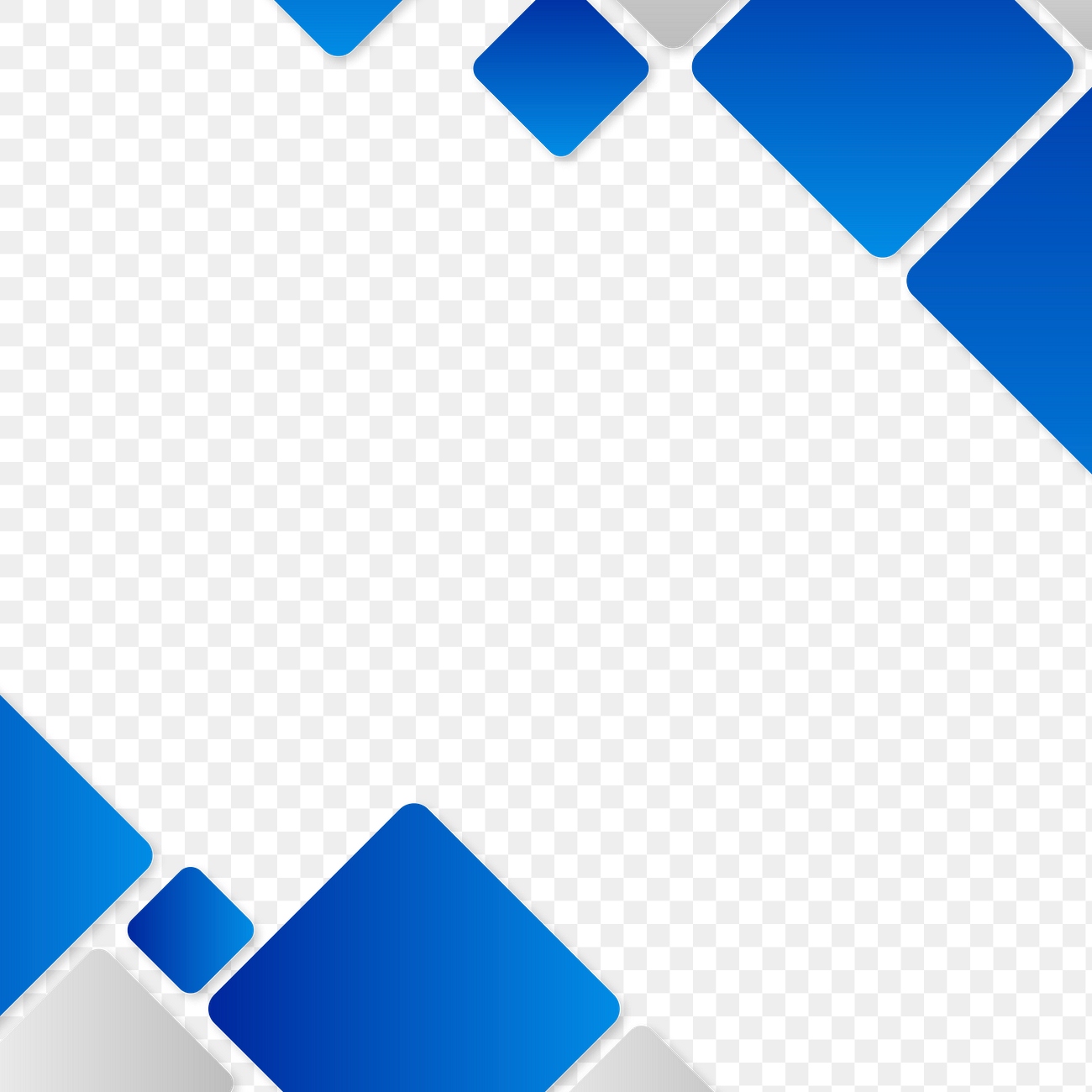 Blue geometric template design element | Premium PNG - rawpixel