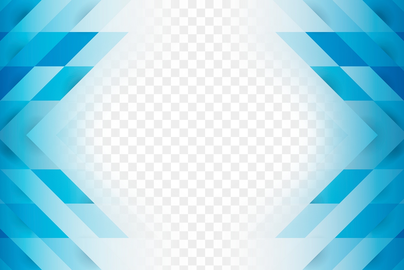 Blue geometric patterned border design | Premium PNG - rawpixel