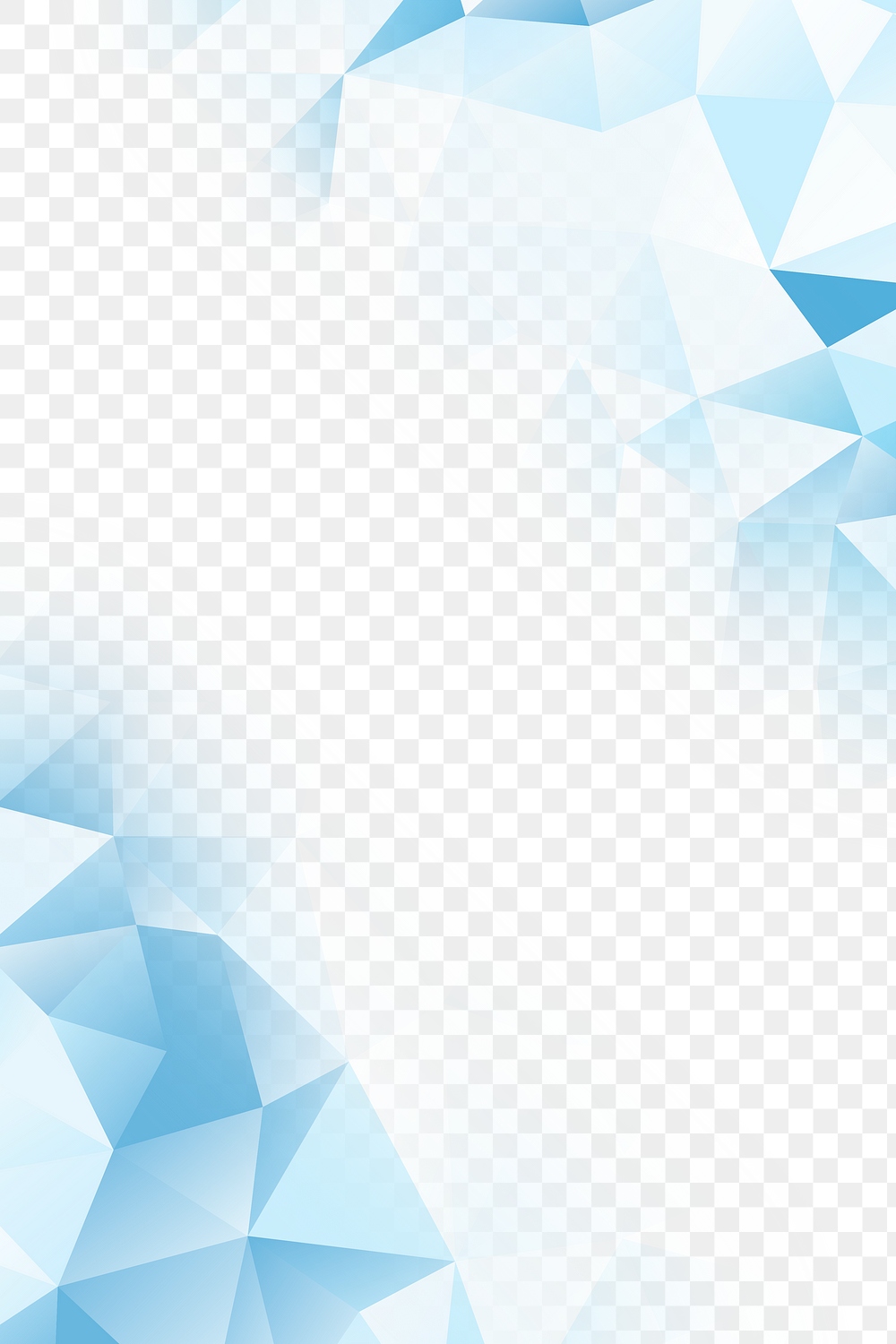 Blue crystallized patterned background design | Premium PNG - rawpixel