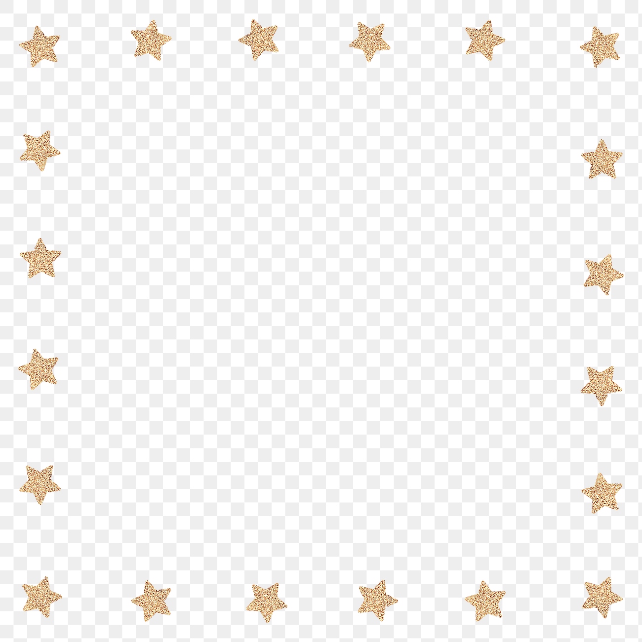 Gold star patterned frame design | Free PNG - rawpixel