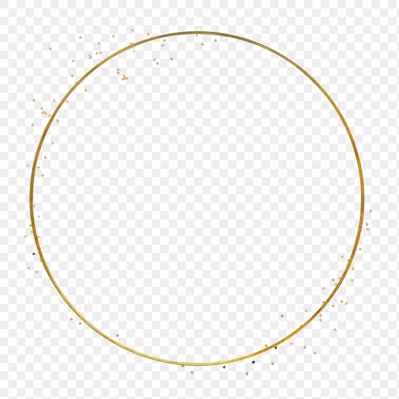 Gold round frame design element | Premium PNG - rawpixel