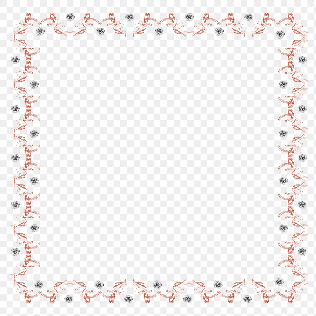 Nude art pattern png frame | Free PNG - rawpixel