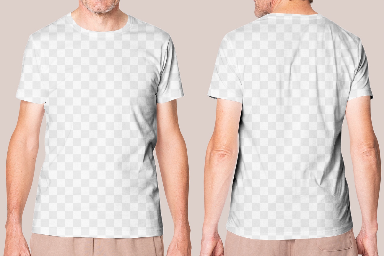 T-shirt png transparent mockup men’s | Premium PNG - rawpixel