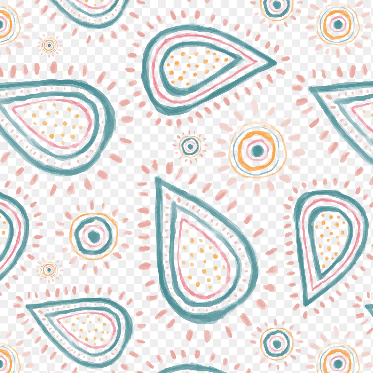 Paisley Doodle Png Background Cute Free Png Rawpixel