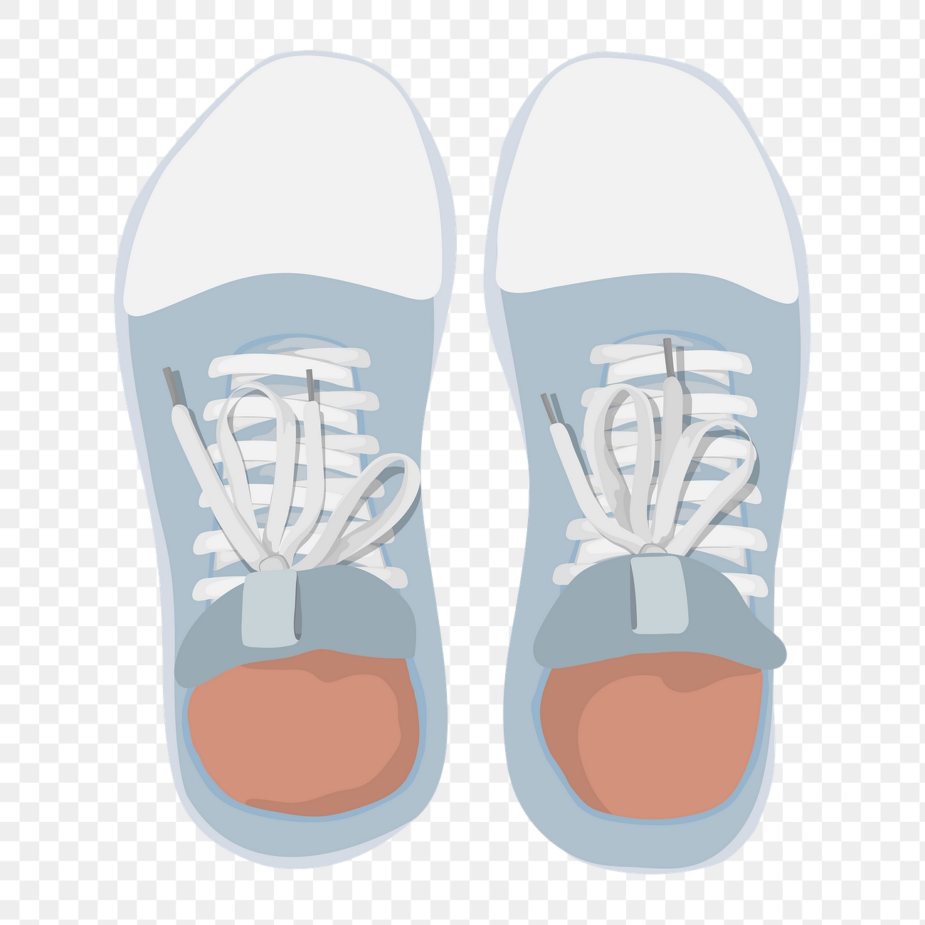 Blue shoes png sticker, transparent | Premium PNG - rawpixel