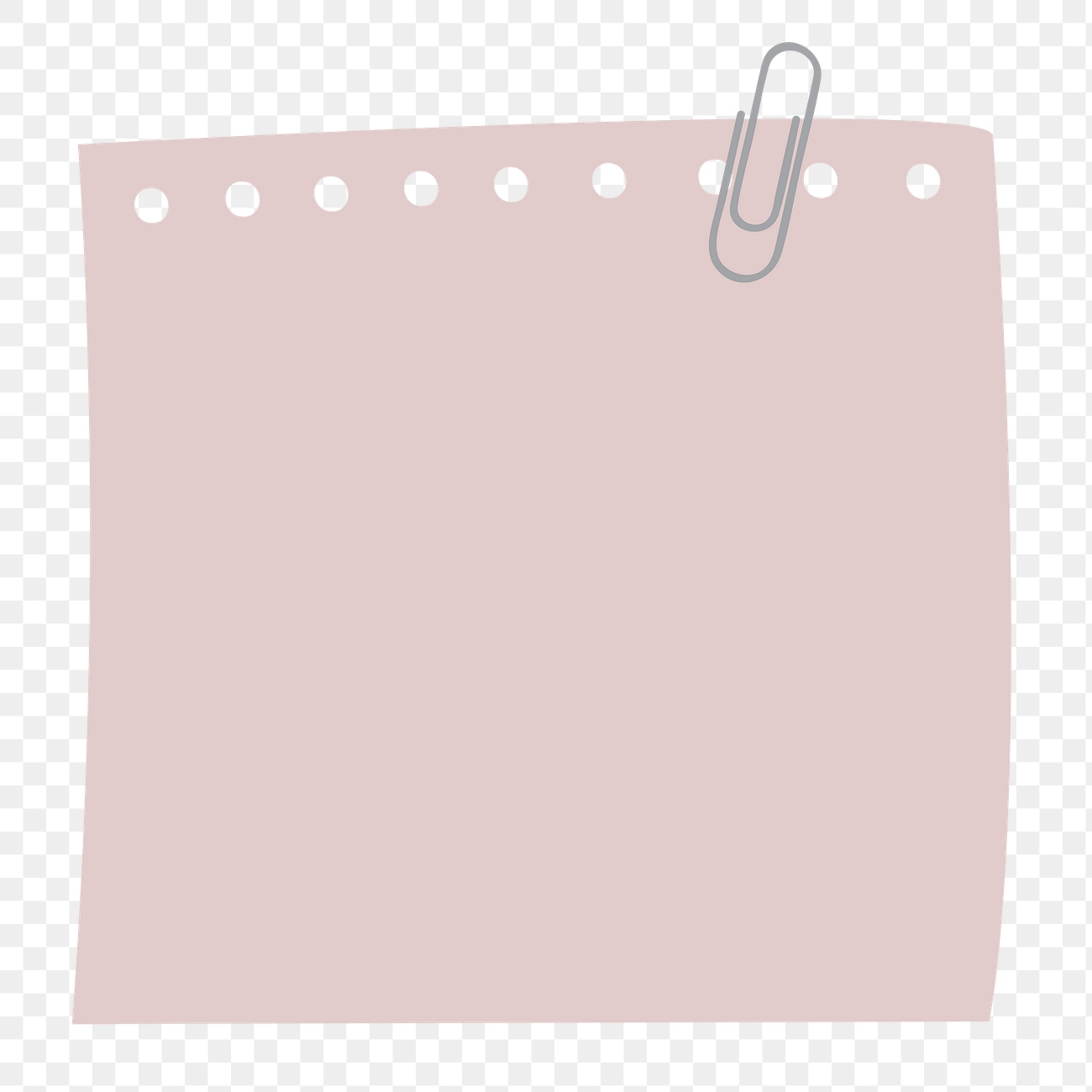 Blank notepaper set clip transparent | Premium PNG Sticker - rawpixel