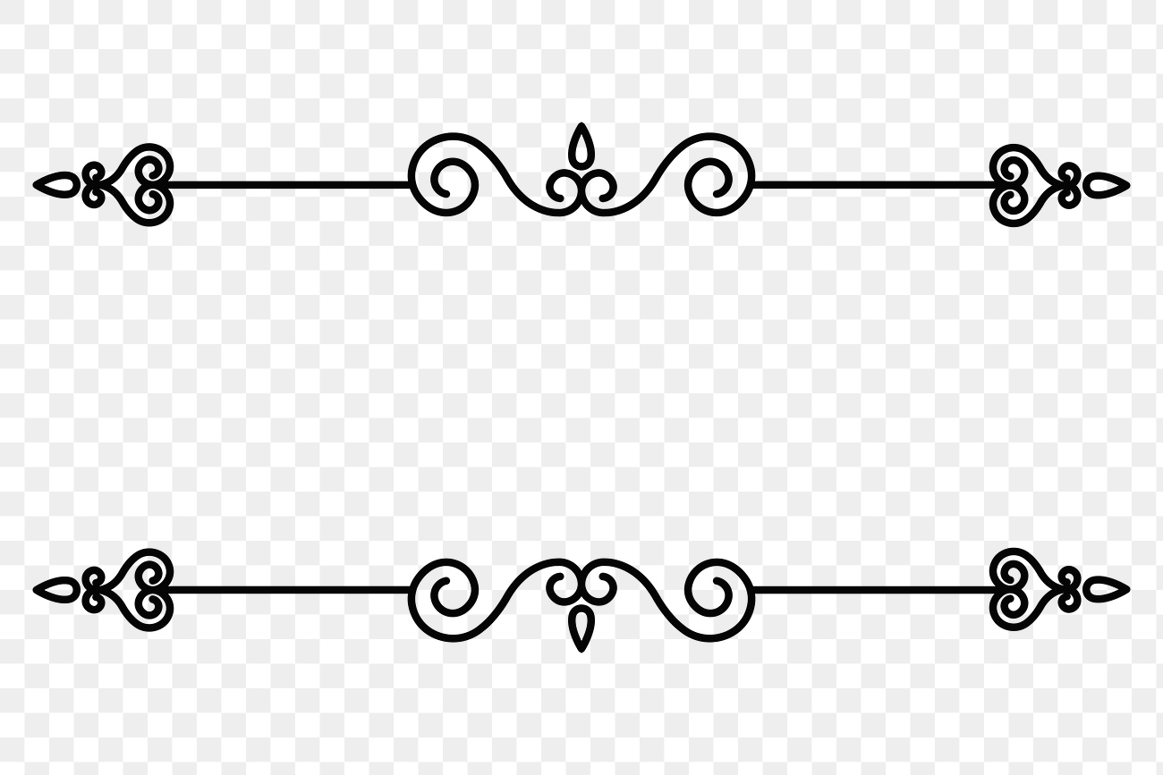 Vintage line. Винтажная линия. Vintage frame line. Shape Dividers PNG. Class Divider.