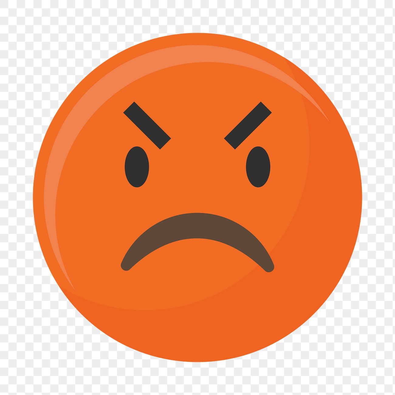 Angry face emoticon symbol transparent | Premium PNG Sticker - rawpixel