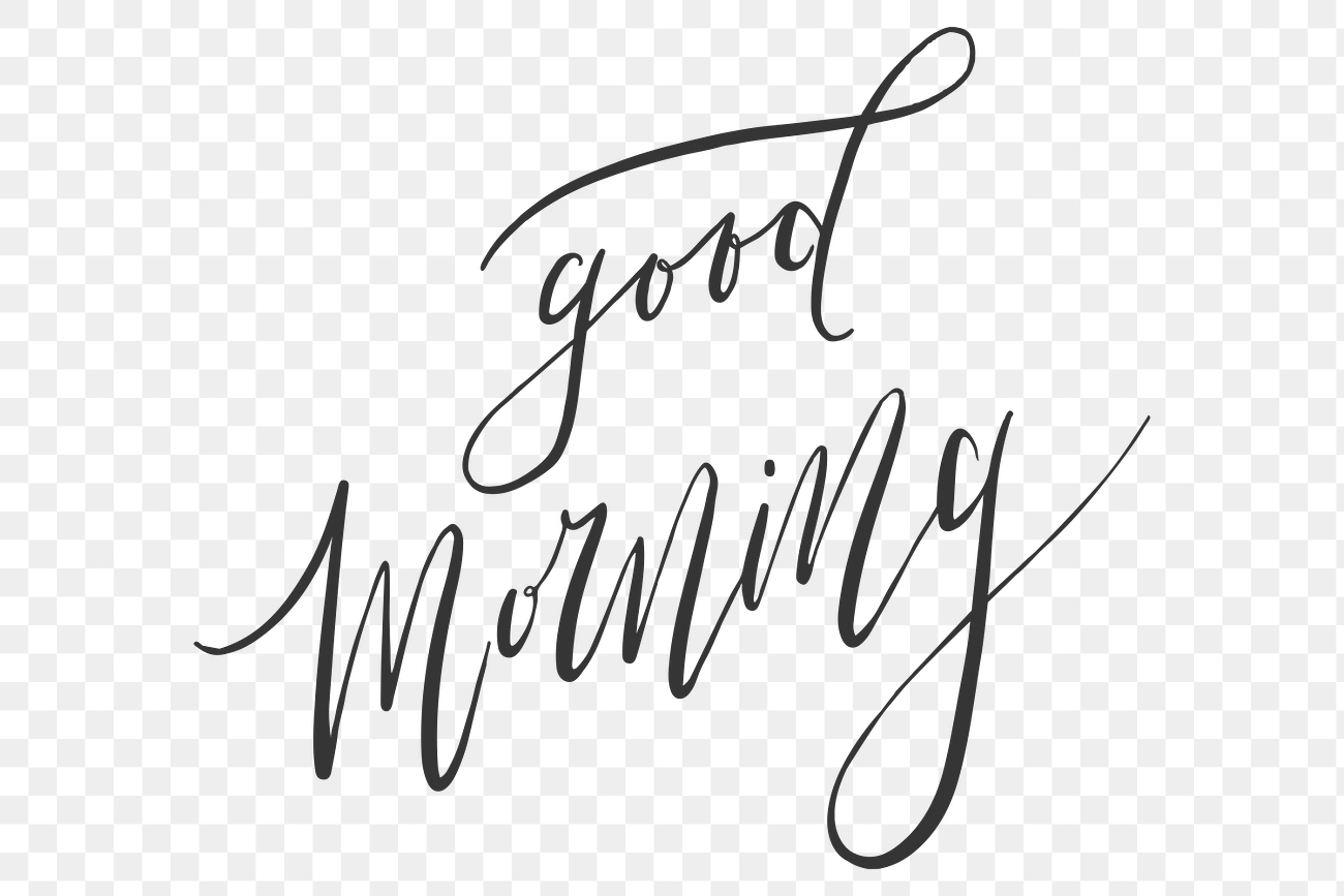 png-good-morning-word-art-premium-png-sticker-rawpixel