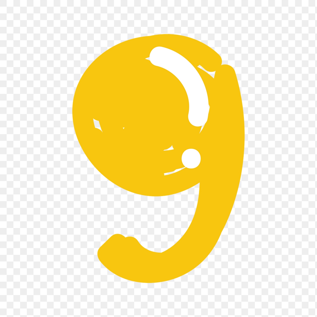 Symbol comma png doodle font | Premium PNG Sticker - rawpixel