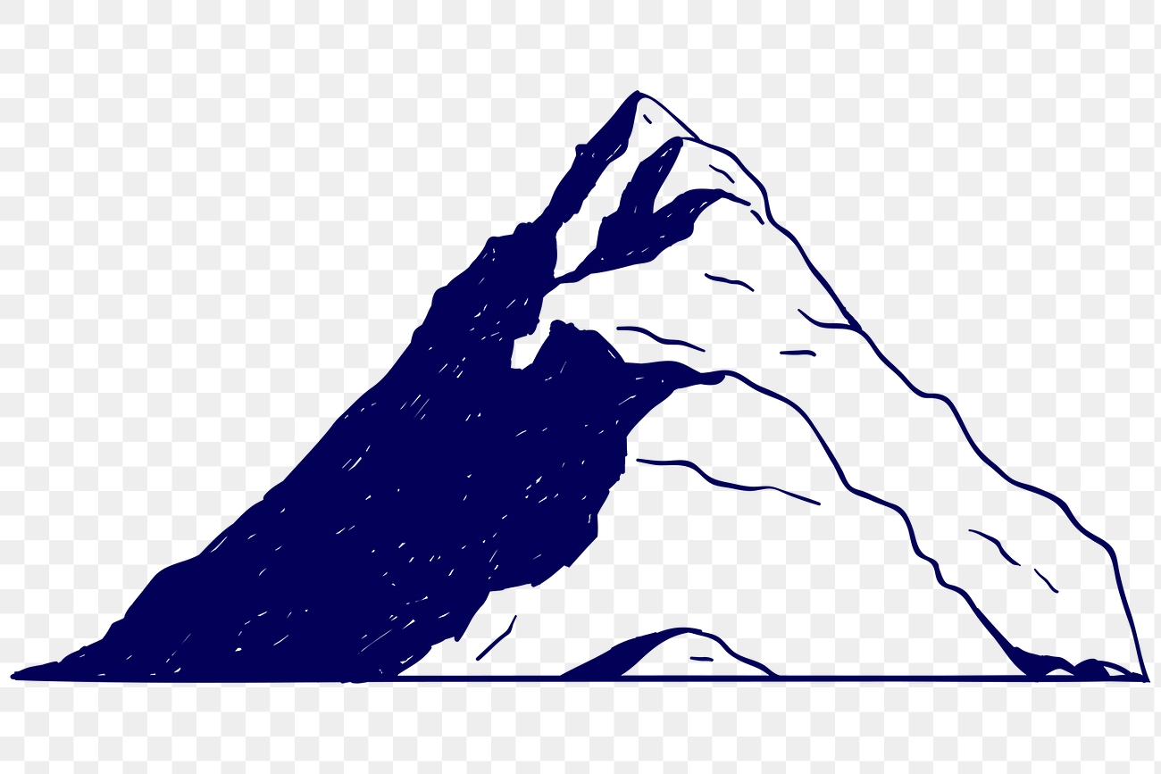 Mountain shape for logo transparent | Free PNG Sticker - rawpixel