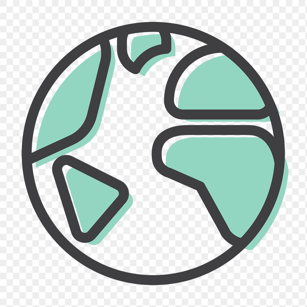 Globe png environment green icon | Premium Icons Sticker - rawpixel