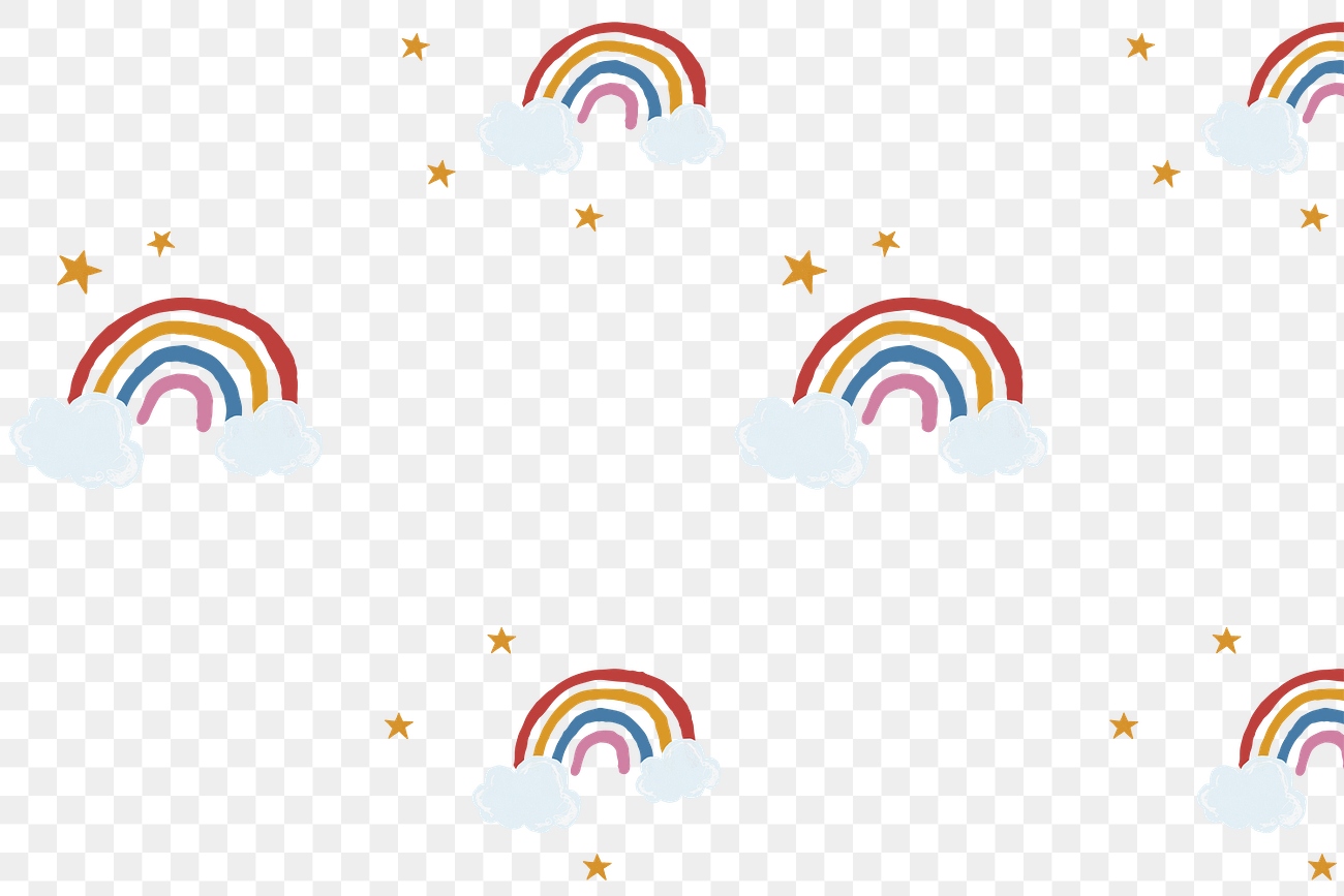 Cute rainbow png transparent background | Premium PNG - rawpixel