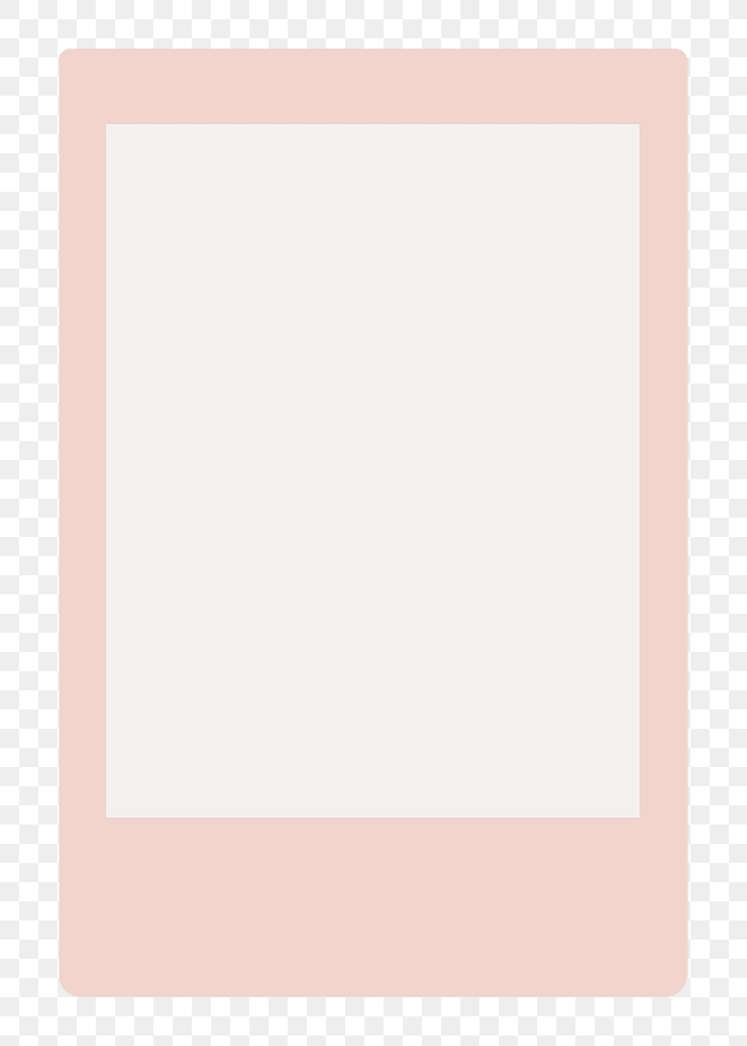 Pastel pink instant photo frame | Premium PNG - rawpixel