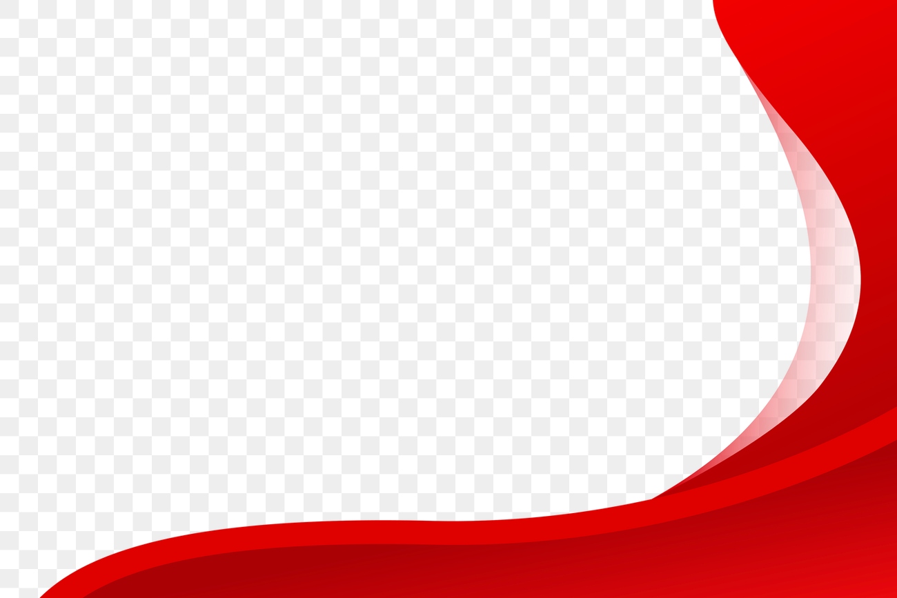 Red curved border transparent background | Premium PNG - rawpixel