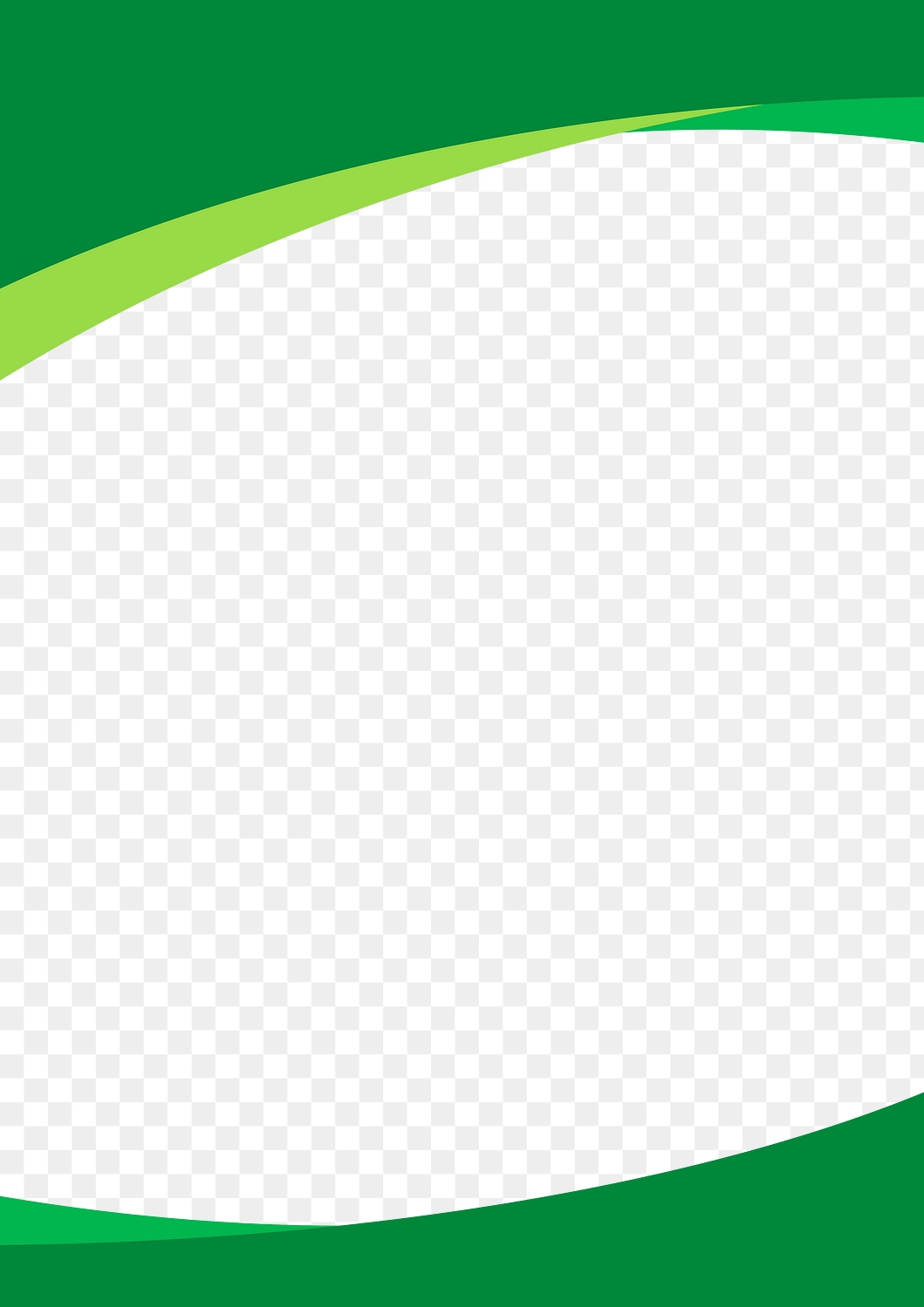 Green curved frame transparent background | Premium PNG - rawpixel