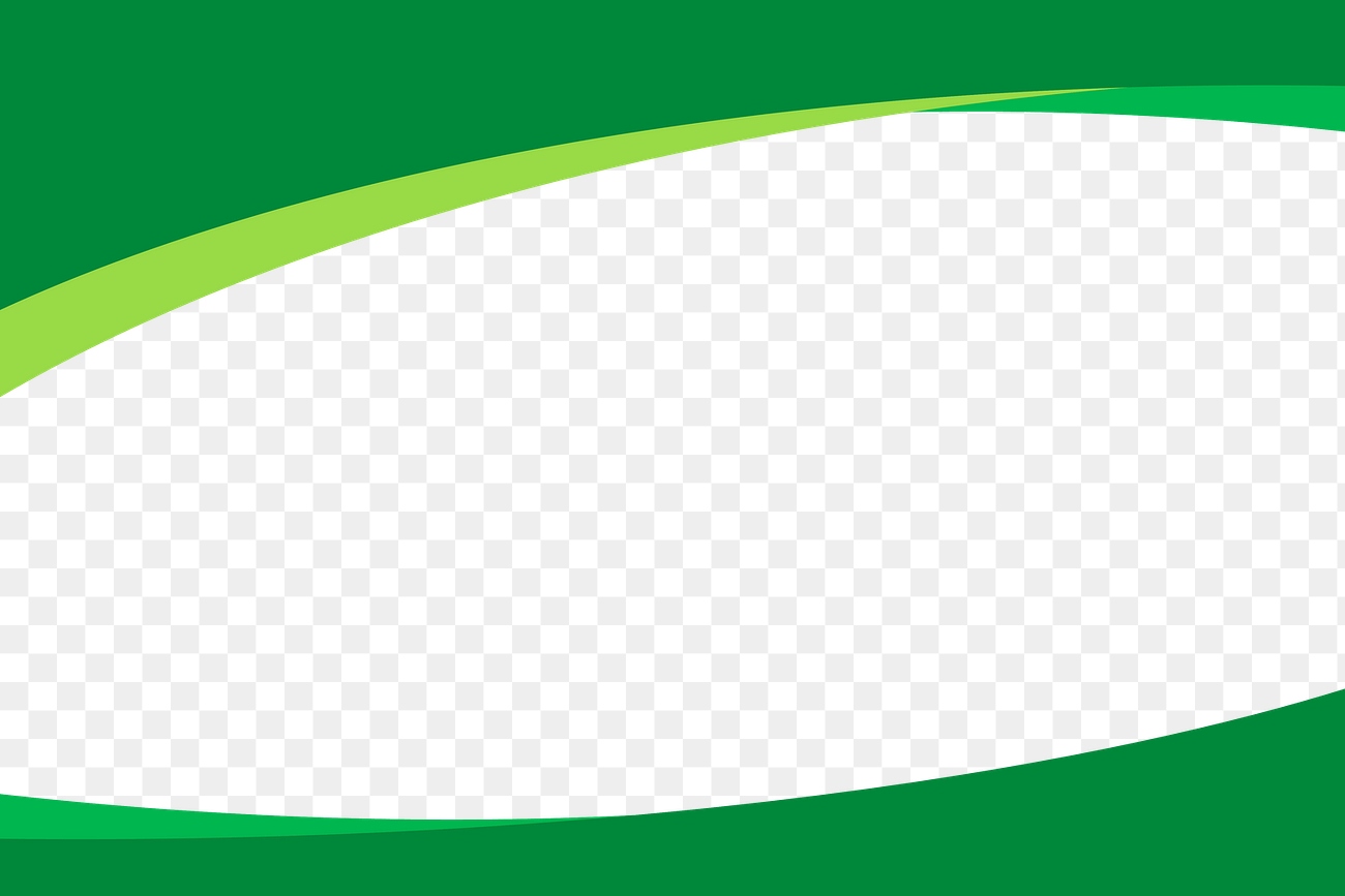 Green curved frame transparent background | Premium PNG - rawpixel