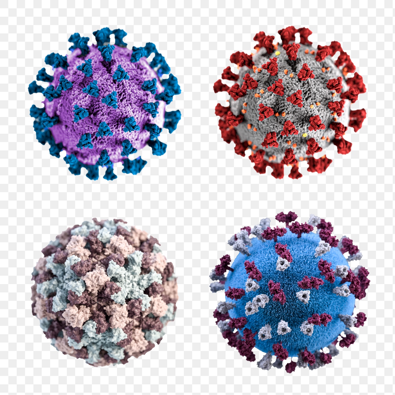 Ultrastructural Illustration Of Coronavirus And Other Infectious Virus Free Transparent Png 2296936