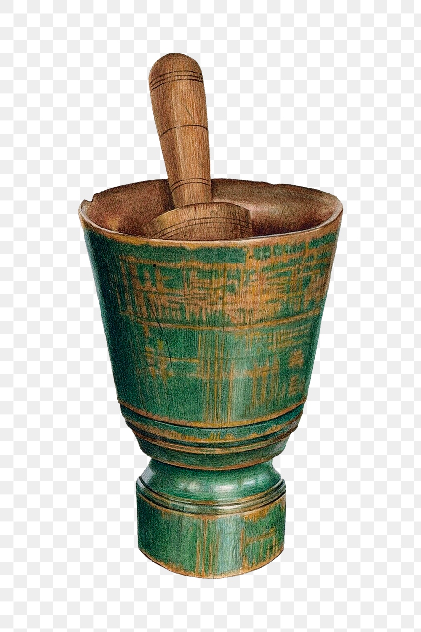 Mortar and pestle png illustration, | Premium PNG Sticker - rawpixel