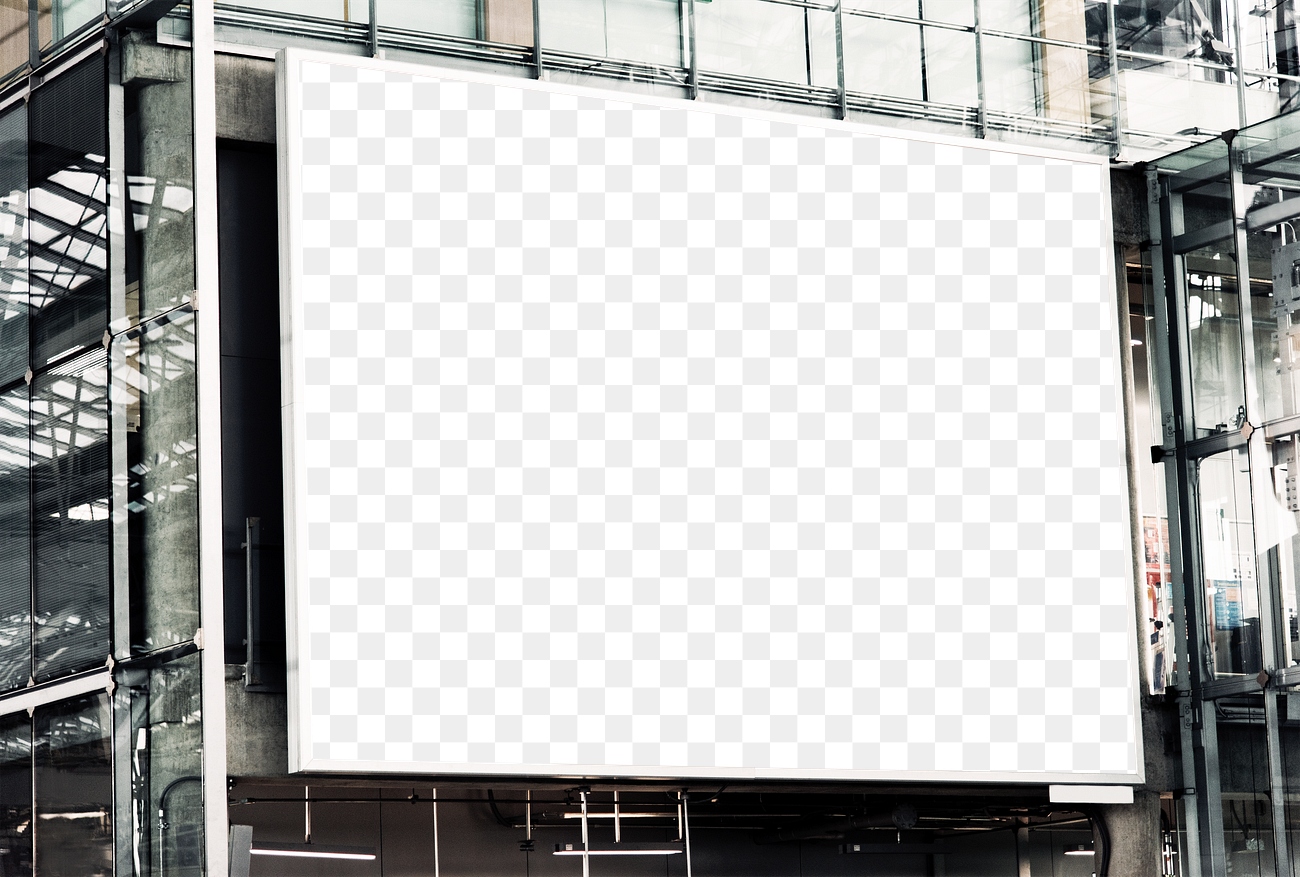 Blank Billboard Screen Png