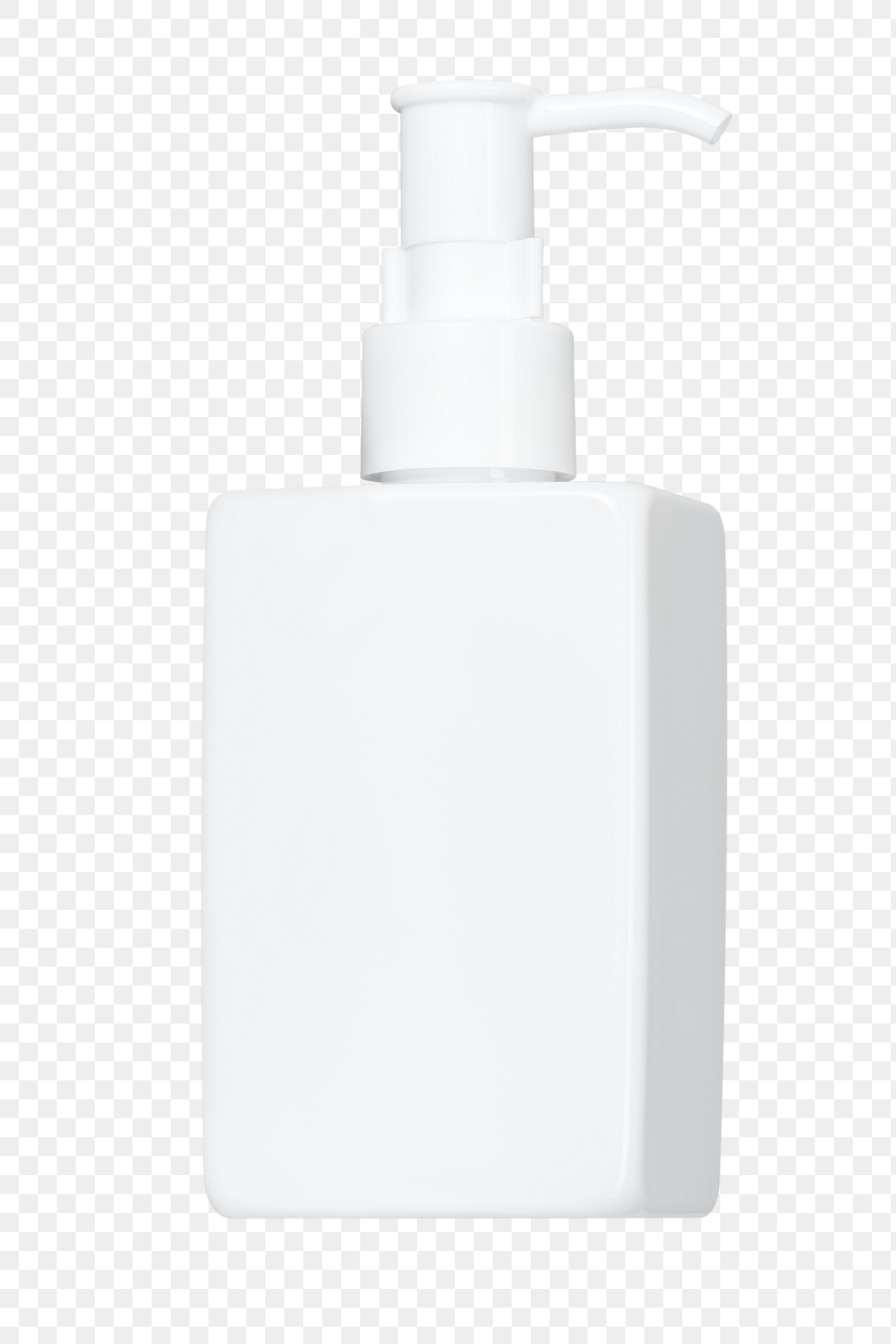 Download Free royalty image about White soap dispenser mockup with clip