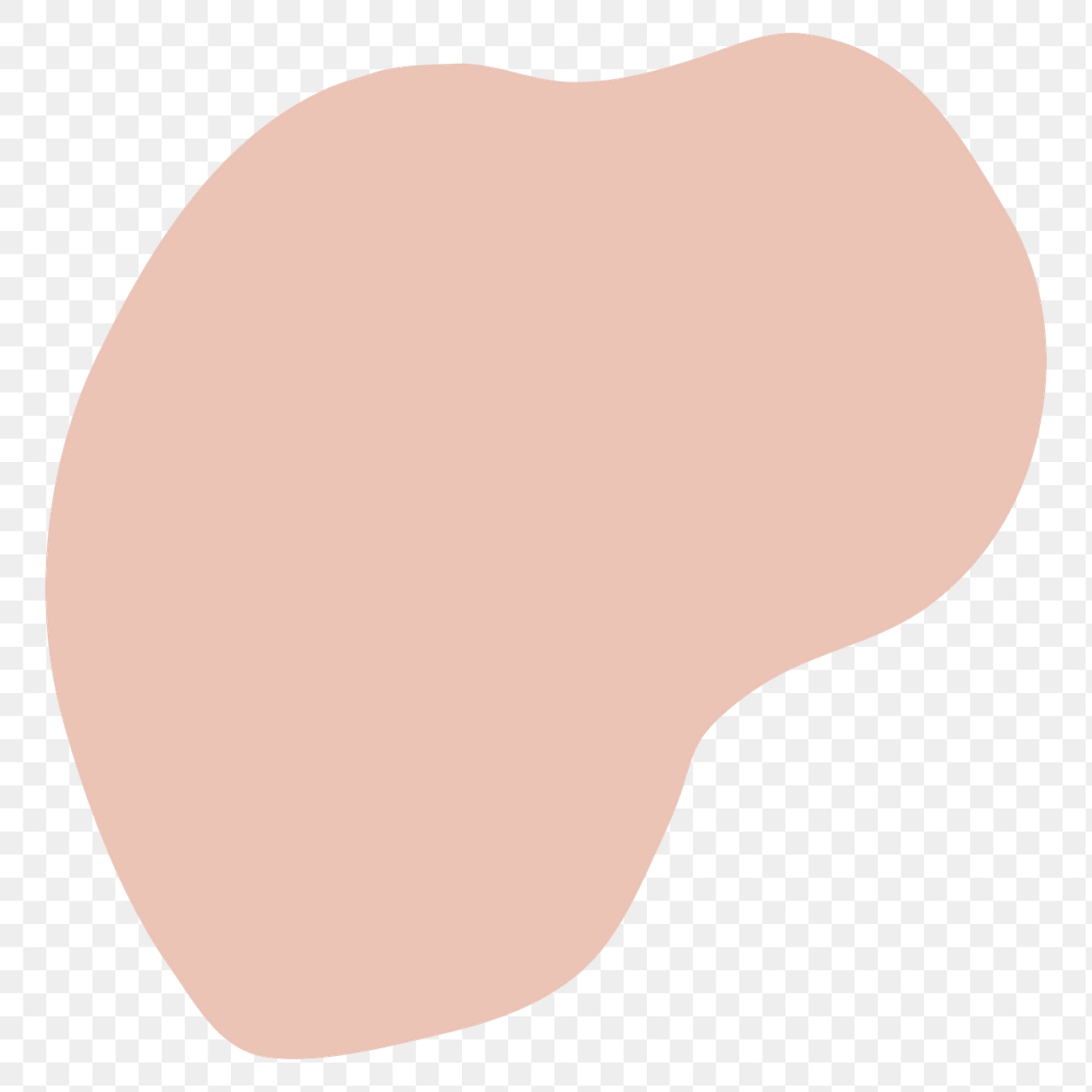 Pink blob png shape sticker, | Premium PNG - rawpixel