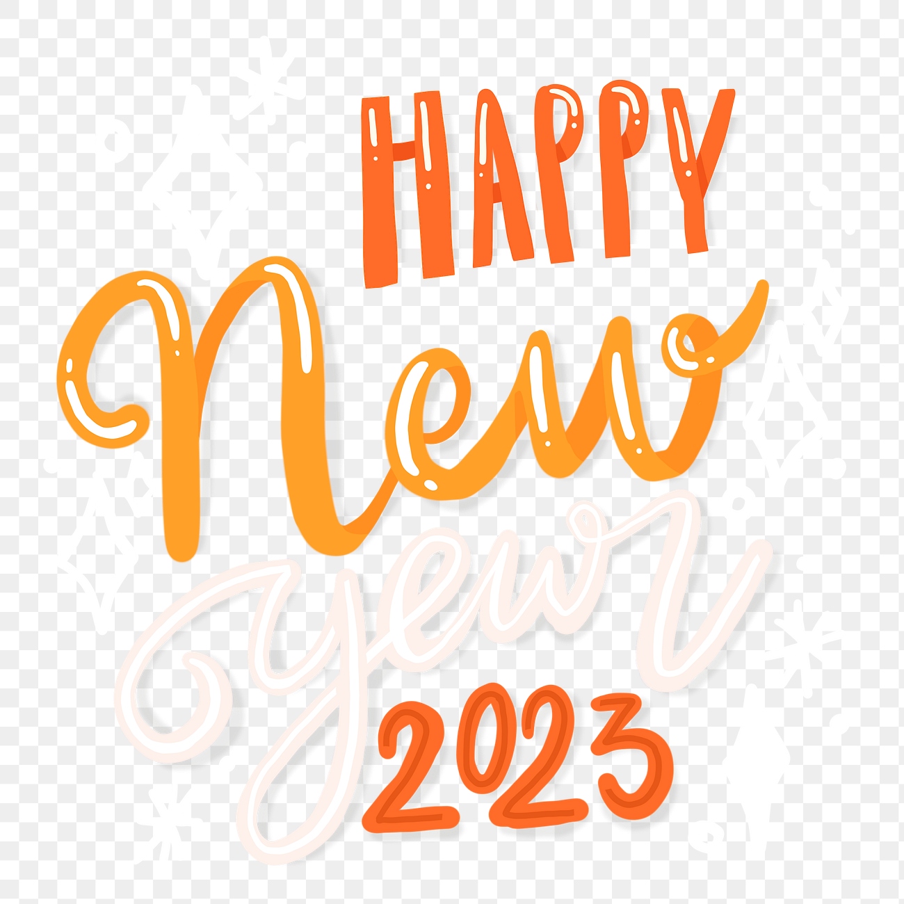 Png New Year 2023 sticker Free PNG Sticker rawpixel