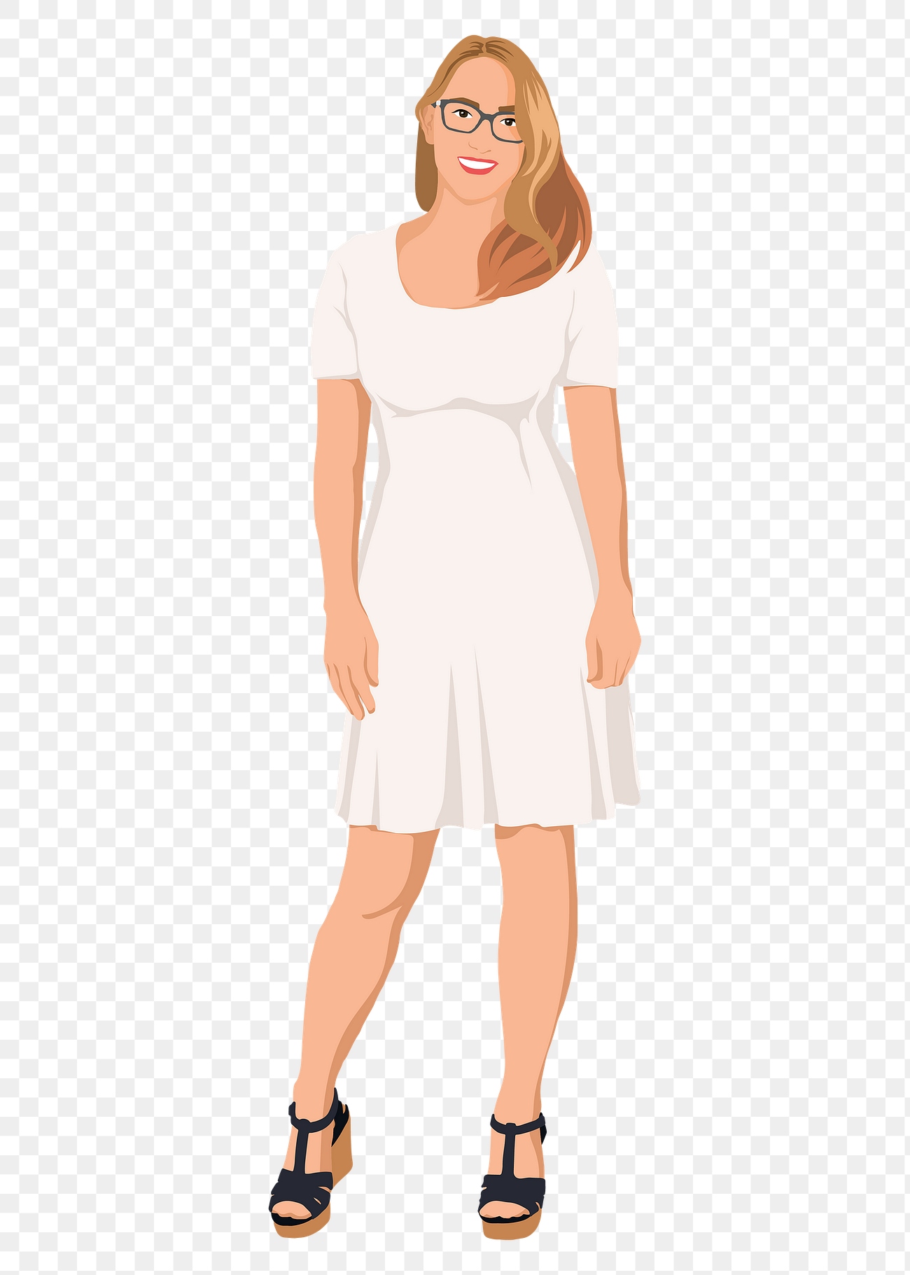 Woman In Dress Png Sticker Premium Png Rawpixel
