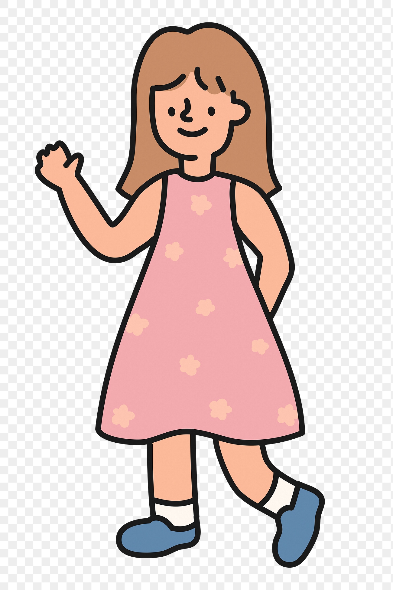 Girl png sticker, happy kid | Premium PNG - rawpixel