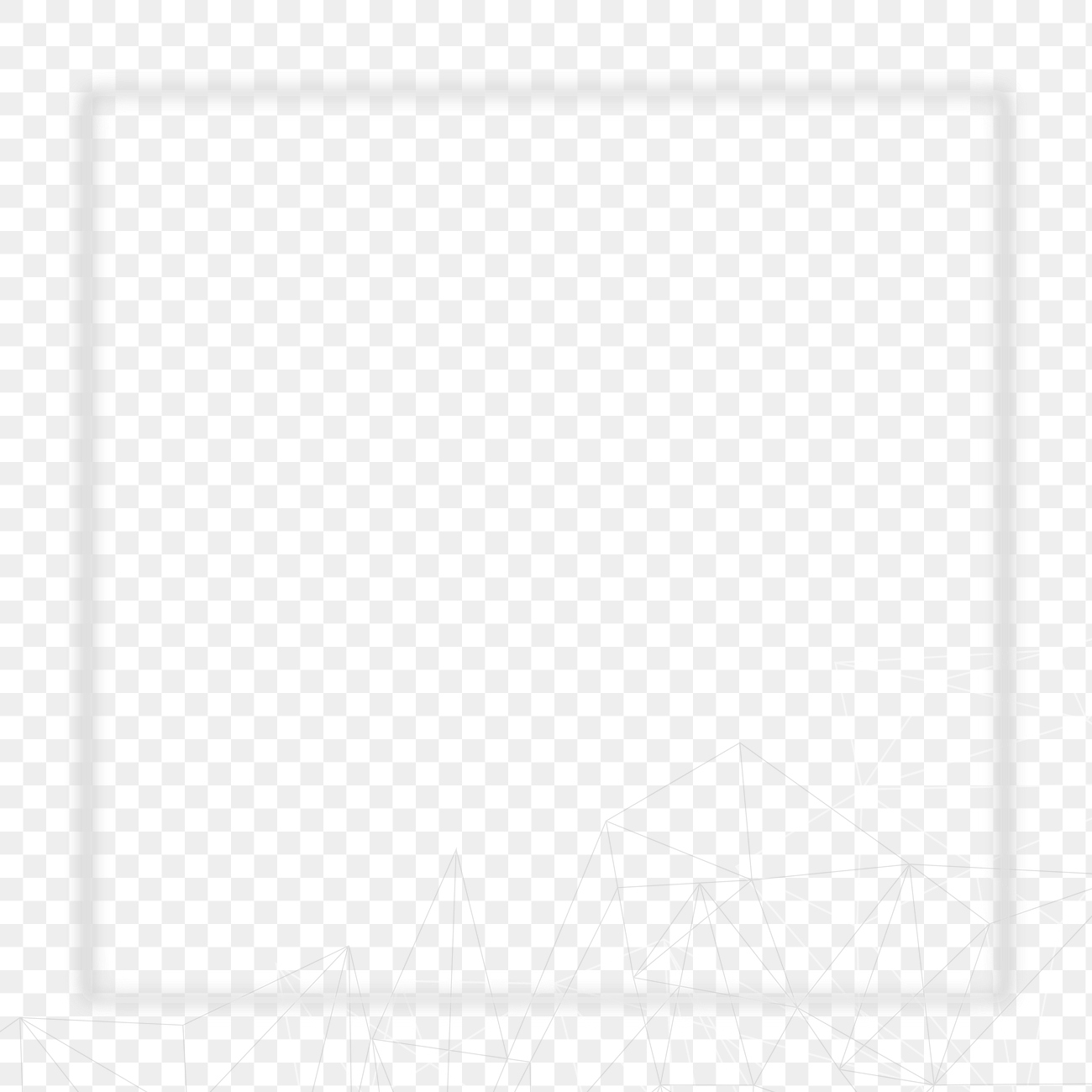 Frame with polygon element png | Royalty free stock transparent png ...