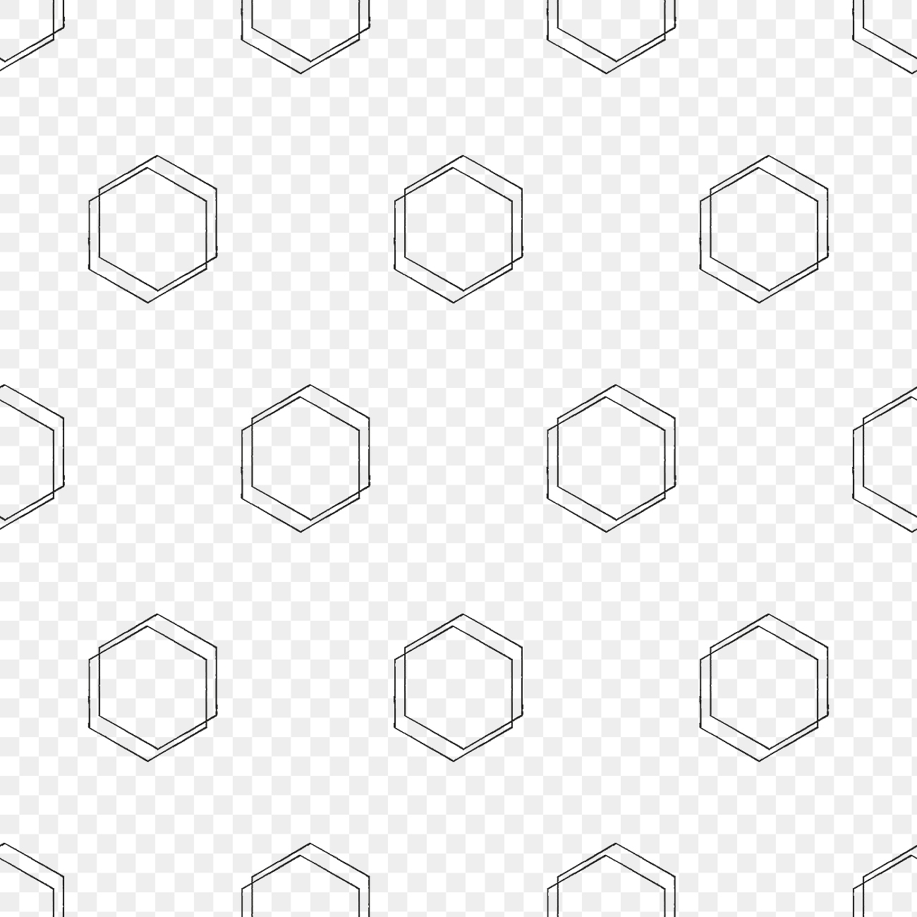 seamless 3d hexagonal pattern design element free transparent png 2418439 rawpixel