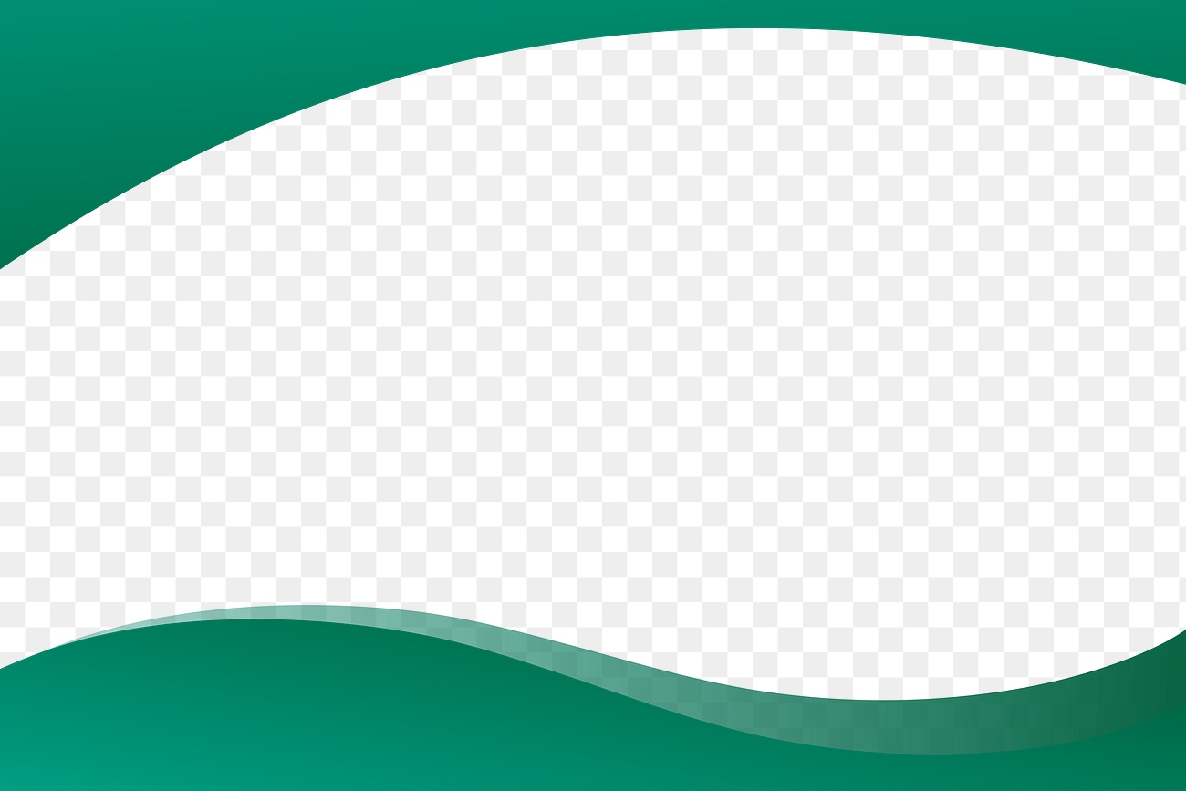 Green curved frame transparent background | Free PNG - rawpixel