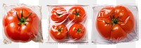 PNG tomato wrap  cut out element set, transparent background