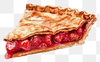 PNG A vector graphic of pie dessert produce pastry.