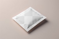 PNG tea sachet bag mockup, transparent design