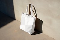 PNG tote bag mockup, transparent design