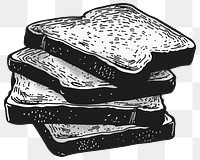 PNG Pumpernickel Bread bread diaper toast.