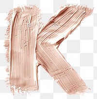 PNG Letter K brush strokes white background clothing pattern.
