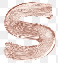 PNG Letter S brush strokes number white background pattern.