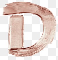 PNG Letter D brush strokes white background circle sketch.