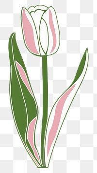 PNG Funky cute vector tulip dynamite weaponry blossom.