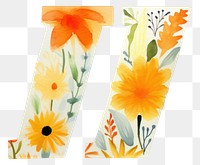 PNG Floral inside quotation mark text graphics pattern.