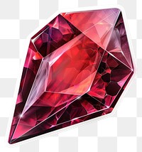 PNG Glitter polygon burgur sticker accessories accessory gemstone.