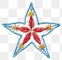 PNG Star icon embroidery pattern symbol.